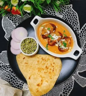🧆 food, Indian, curry, roti, vegetarian telegram sticker