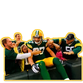 👌 sepak bola, olahraga, atlet, tim, Green Bay Packers, NFL telegram sticker