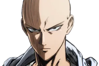 😲 Saitama One-Punch Man Аниме, Манга, Сайтама, Ванпанчмен, герой, супергерой, лысый telegram sticker