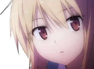 😮 Anime, Dziewczyna, Postać, Portret telegram sticker