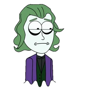 🥺 Joker joker, cartoon, villain, dc comics, character whatsapp sticker