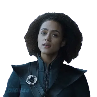 😶 Missandei Game of Thrones Missandei, Game of Thrones, tv series, character telegram sticker