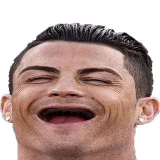 😄 Cristiano Ronaldo футбол, американский футбол, спортсмен, игрок, смешной, мем, знаменитость telegram sticker