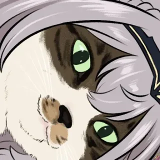 🐾 kucing, anime, seni, hewan, imut telegram sticker