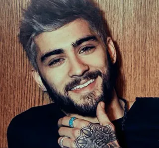 👑 Zayn Malik Musiker, Sänger, Tattoo, Porträt, Promi, Mann telegram sticker