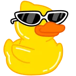Уточка Клюква @FOXDIZIGNERLIFE telegram stickers