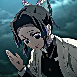 🦋 Shinobu Kocho Demon Slayer Anime, Demon Slayer, Shinobu Kocho, Manga, Kupu-kupu, Gadis telegram sticker