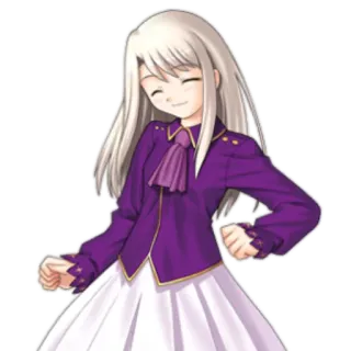 😆 Illyasviel von Einzbern Fate/stay night Аниме, Илиясвиль, Fate, Персонаж telegram sticker