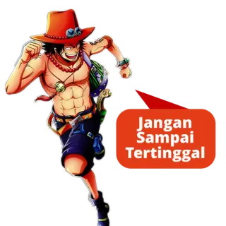 😉 Portgas D. Ace One Piece Jangan Sampai Tertinggal Anime, One Piece, Portgas D Ace, Manga, Pirat, Feuer, Abenteuer telegram sticker