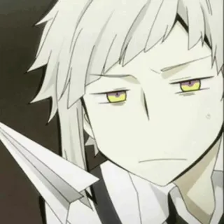🗝 Atsushi Nakajima Bungou Stray Dogs 애니메이션, 캐릭터, 만화, 나카지마 아츠시, 문호 스트레이 독스 telegram sticker