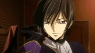 😊 Lelouch Lamperouge Code Geass Anime, Lelouch, Code Geass, Charakter, Geass telegram sticker