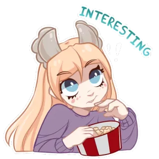 Вареник-тян telegram stickers