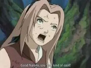 🌟 Sakura Naruto Good Naruto, you are kind of cool! アニメ, キャラクター, さくら, ナルト telegram sticker