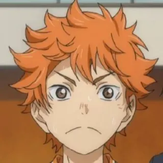 ☀️ Shoyo Hinata Haikyuu!! anime, haikyuu, shoyo hinata, hinata, volleyball telegram sticker