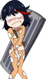 🙄 Ryuko Matoi Kill la Kill Anime, Kill la Kill, Ryuko Matoi, Personaggio, Cartone animato whatsapp sticker