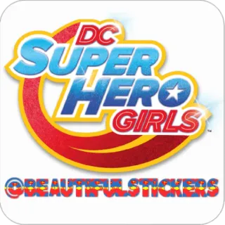 ✍ DC Super Hero Girls SUPER HERO GIRLS DC Comics, superhero, girls, cartoon telegram sticker