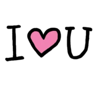 😍 heart, pink, love, symbol, valentine, simple telegram sticker