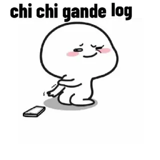 👀 chi chi gande log Meme, Desenho animado, Emoji, Engraçado, Texto telegram sticker