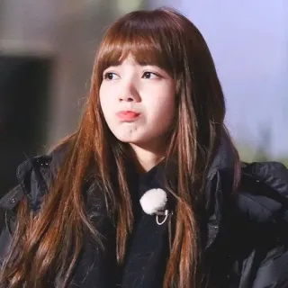 🐬 Lisa femme, chanteuse, K-pop, portrait, personne, célébrité telegram sticker