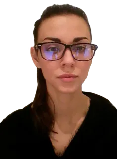 😎 mulher, óculos, retrato, selfie, pessoa telegram sticker