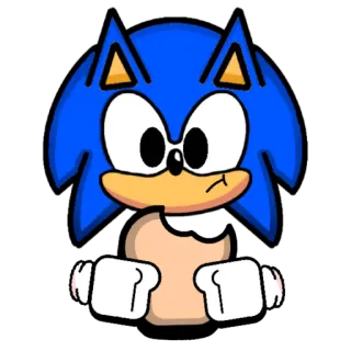 🍞 Sonic the Hedgehog sonic, sonic the hedgehog, cartoon, character, video game, sega telegram sticker