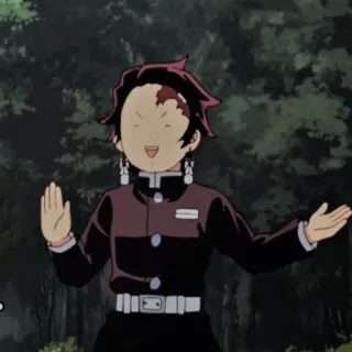 🥔 Tanjiro Kamado Demon Slayer Anime, Demon Slayer, Tanjiro, Charakter, Animation whatsapp sticker