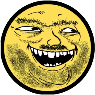 🌝 meme, face, expression, creepy, funny whatsapp sticker