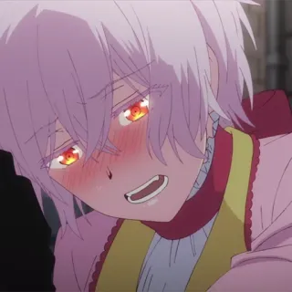 🧬 anime, blush, cute, character whatsapp sticker