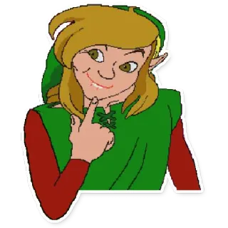 💩 Link The Legend of Zelda link, zelda, character, cartoon, video game telegram sticker