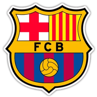 ️ FCB soccer, football, FC Barcelona, sports, team telegram sticker