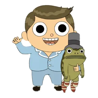 😄 dibujos animados, personaje, rana, ilustración, lindo, animación telegram sticker