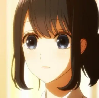 😶 Anime, Mädchen, weiblich, Cartoon, Charakter whatsapp sticker