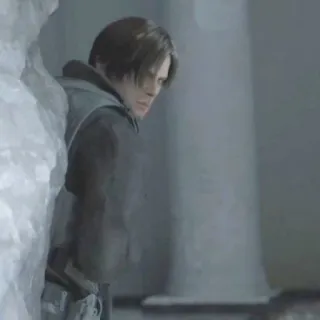👂 Leon S. Kennedy Resident Evil 4 Resident Evil, Леон Кеннеди, Видеоигра, Survival Horror telegram sticker