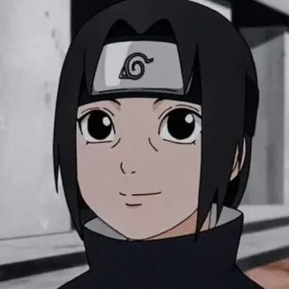 🎼 Itachi Naruto аниме, наруто, итачи, манга, ниндзя, клан учиха, повязка telegram sticker