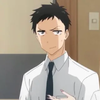 😥 Anime, Männlich, Cartoon, Person telegram sticker