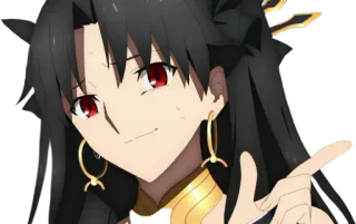 😅 Ishtar Fate/Grand Order Anime, Personaje, Mujer, Videojuego telegram sticker