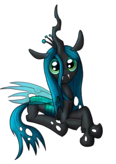 😊 Queen Chrysalis My Little Pony Rainha Chrysalis, My Little Pony, Pônei, Desenho animado, Vilão, Inseto, Changeling telegram sticker
