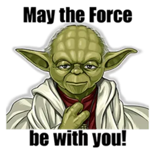 Star Wars - Yoda  (LINE) telegram stickers