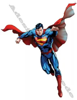 🦸 Superman superhero, dc comics, man of steel, flying, comic book character telegram sticker