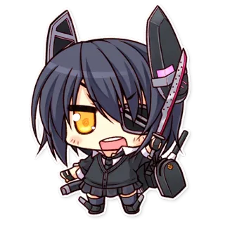 🔪 anime, manga, kawaii, character, chibi, cute, illustration telegram sticker