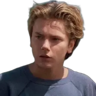 😮 River Phoenix actor, retrato, celebridad, River Phoenix telegram sticker