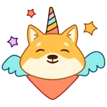 Pancake the Shiba Inu telegram stickers