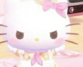 🧃 Hello Kitty hello kitty, sanrio, lindo, dibujos animados, kawaii, enojado telegram sticker