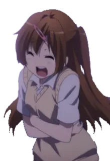 😂 Anime, Mädchen, Cartoon, Süß, Lächeln, Fröhlich telegram sticker