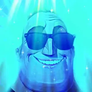 🤩 Mr. Incredible The Incredibles 미스터 인크레더블, 인크레더블, 디즈니, 픽사, 슈퍼히어로, 미소, 선글라스, 애니메이션 telegram sticker