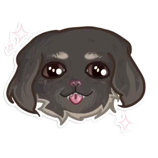 🐶 Hund, Welpe, süß, Haustier, Tier, Aufkleber telegram sticker