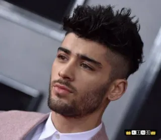 👑 Zayn Malik KING Mann, Sänger, Porträt, Promi, Frisur, gutaussehend telegram sticker