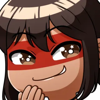 😏 Anime, Mädchen, arrogant, Cartoon, Figur telegram sticker