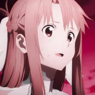 🥨 Asuna Yuuki Sword Art Online Anime, Asuna, Sword Art Online, meisje, personage telegram sticker