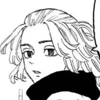 🗝 Manjiro Sano Tokyo Revengers anime, manga, tokyo revengers, manjiro sano, mikey telegram sticker